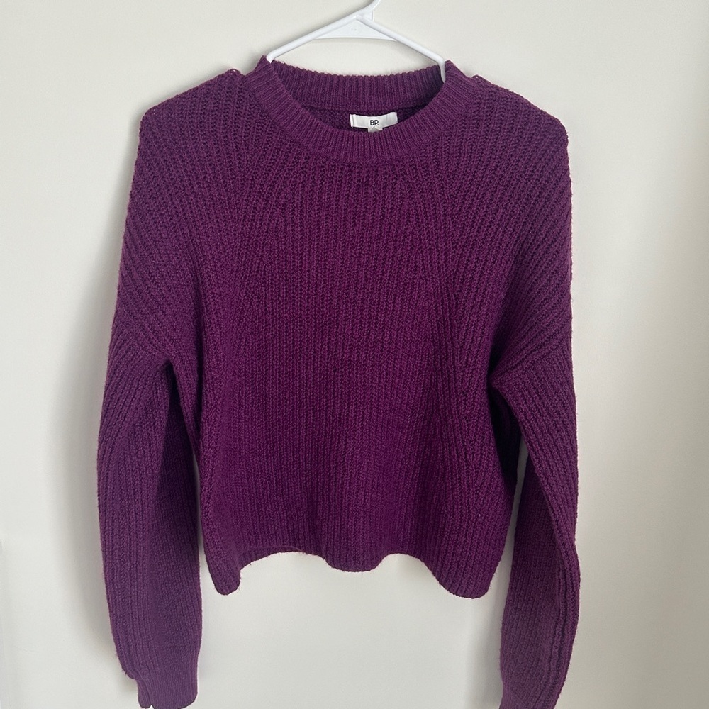 BP purple sweater size xs